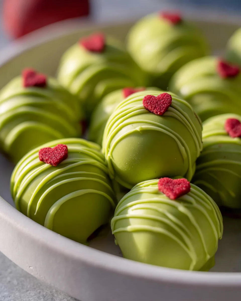 Grinch Oreo Truffles: Easy No-Bake Holiday Treat Fun!