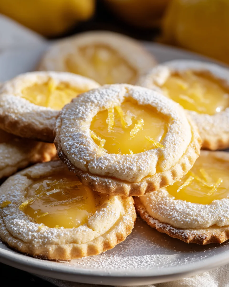 Lemon Curd Cookies: Zesty, Chewy & Irresistible Treat