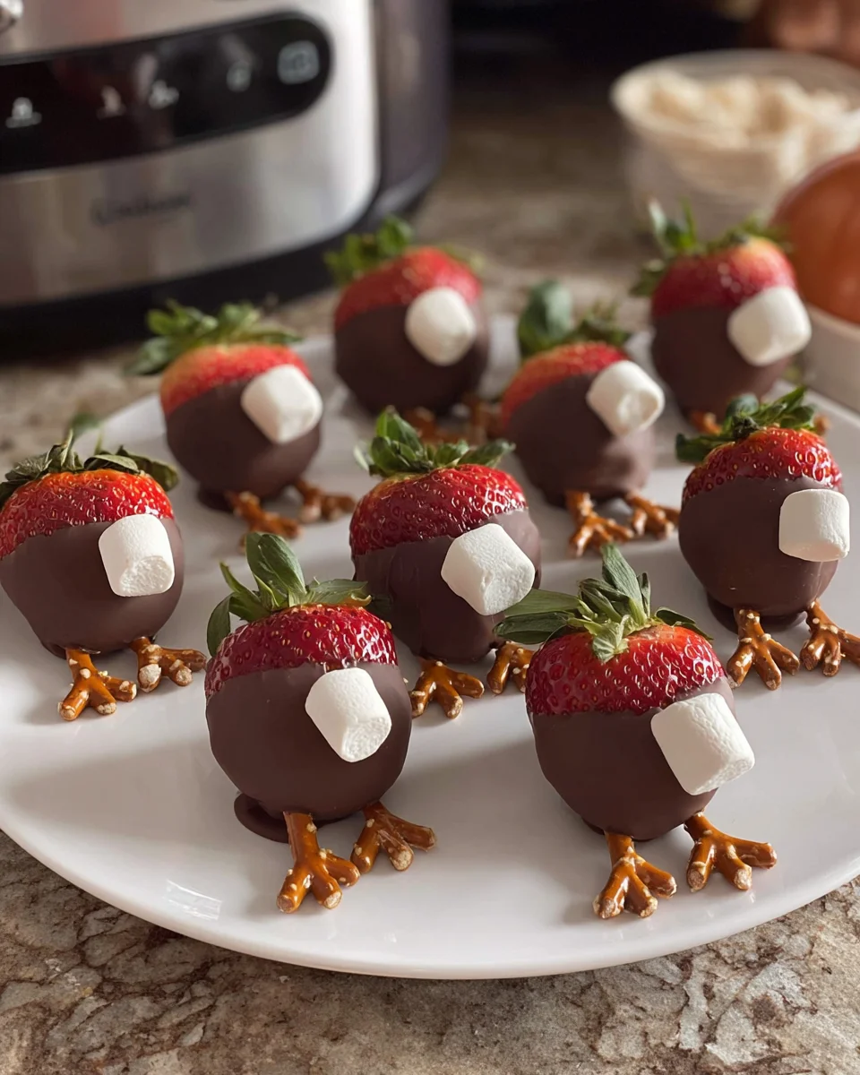 Chocolate Covered Strawberry Turkeys - Festive Fun!
