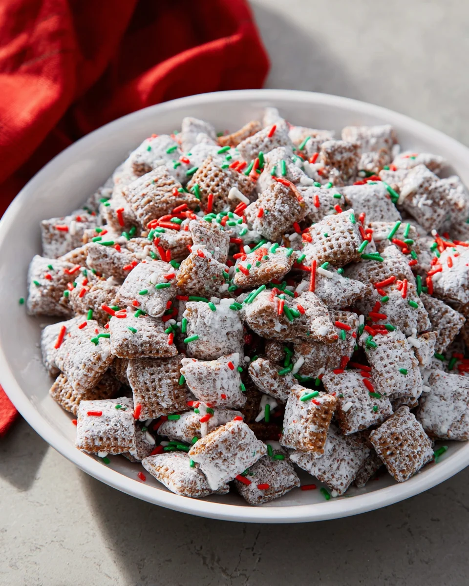 Christmas Puppy Chow Recipe: Easy, Festive & Fun Treat!