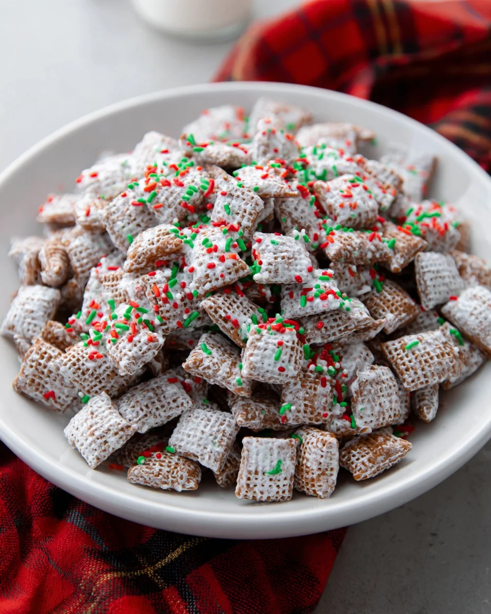 Christmas Puppy Chow Recipe: Easy & Festive No-Bake Treat!
