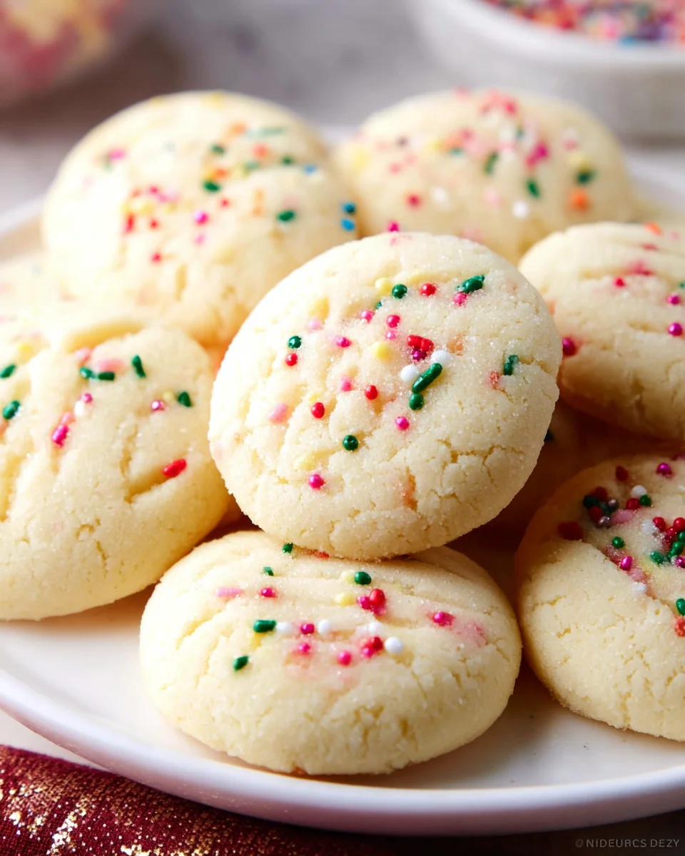 Easy Melt-in-Your-Mouth Whipped Shortbread Cookies