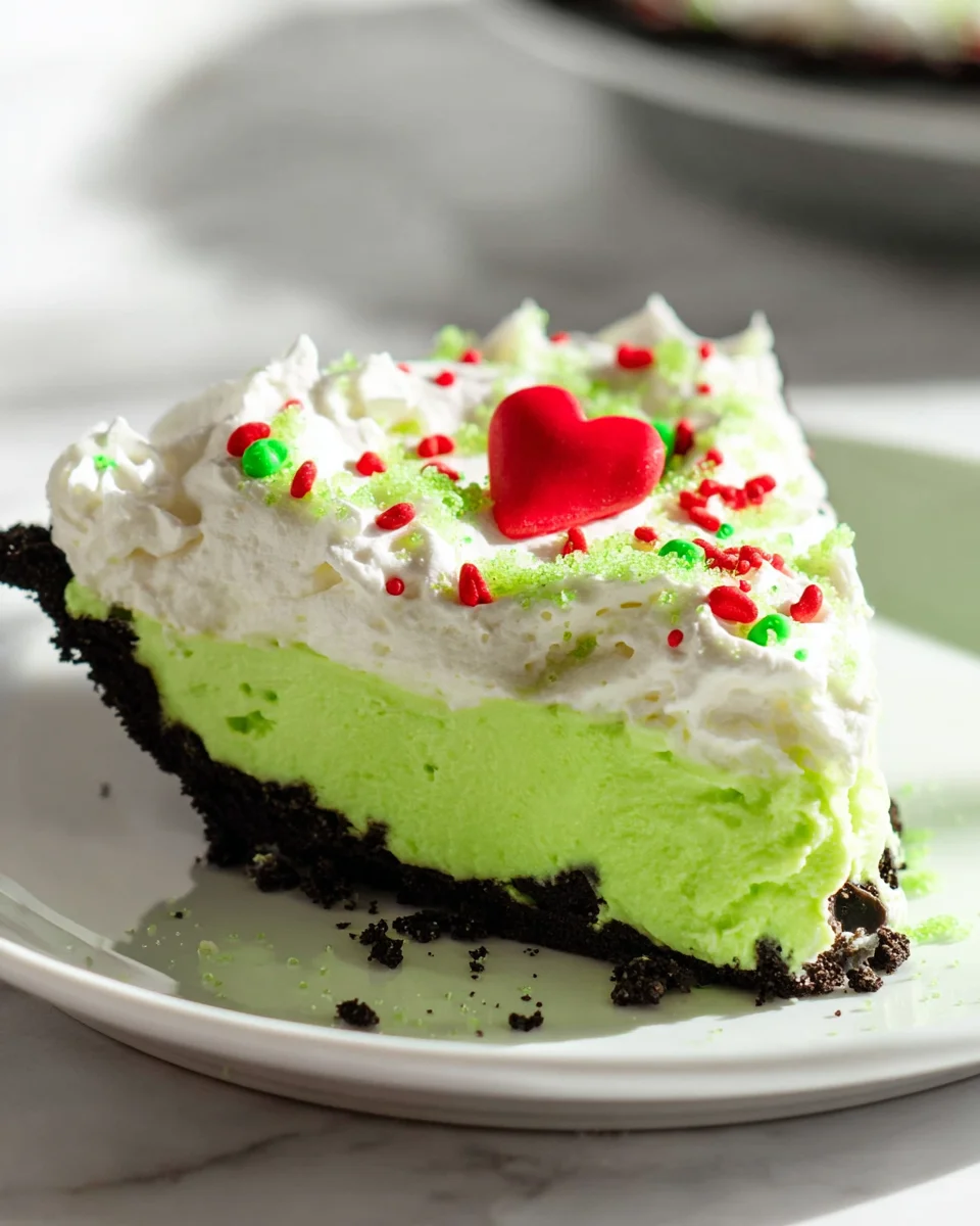 Grinch Pie: Festive & Fun Green Holiday Dessert Recipe