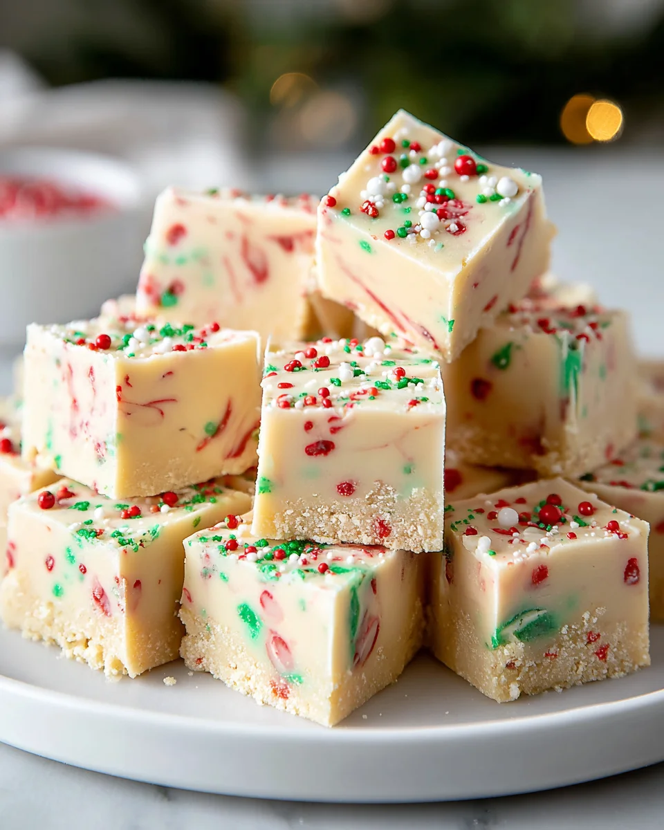 Merry & Bright: Easy Sugar Cookie Christmas Fudge!
