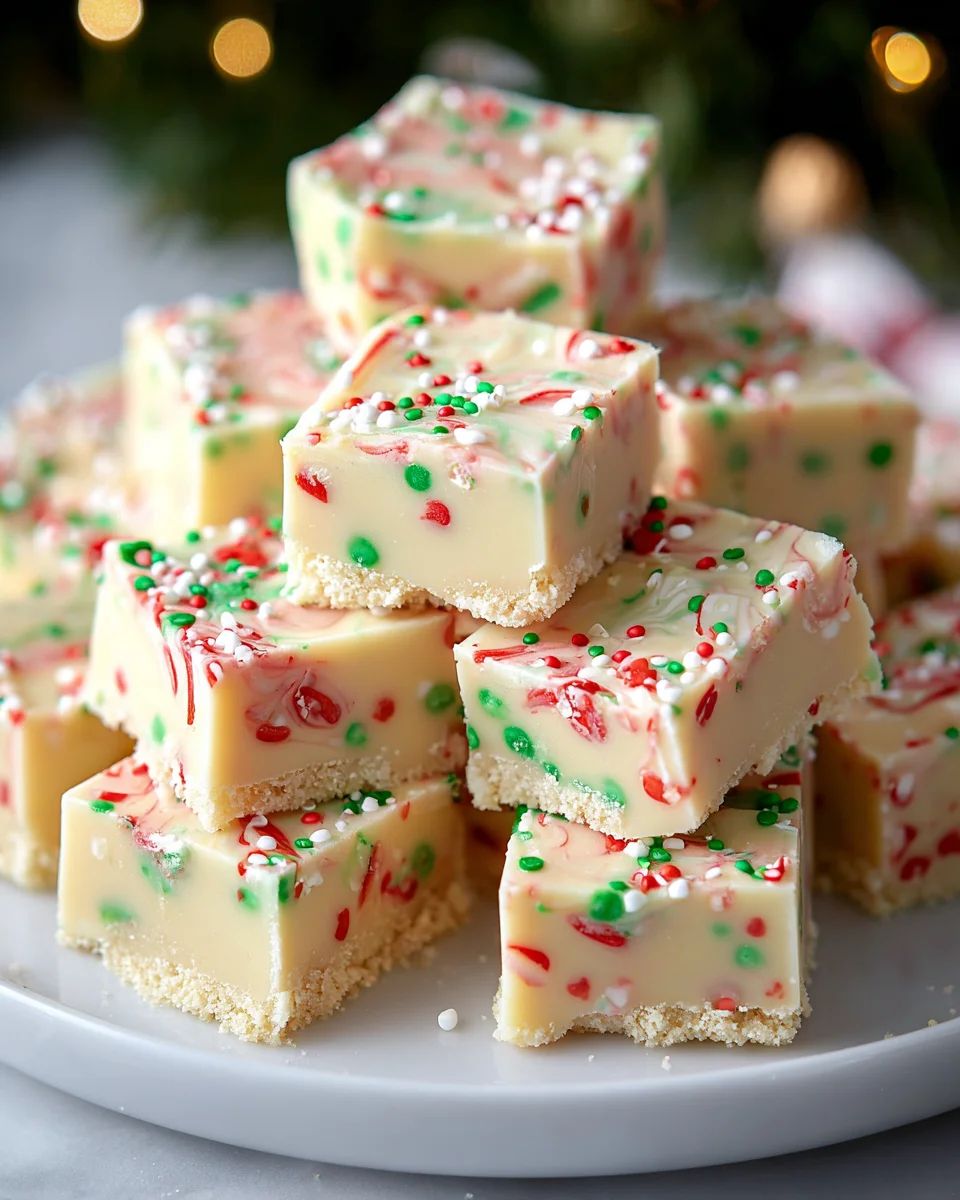 Easy Sugar Cookie Christmas Fudge: Your Perfect Holiday Treat